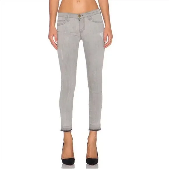 Current/Elliott The Stiletto Dillon Released Hem Jean Gray Size 28 - Picture 5 of 15